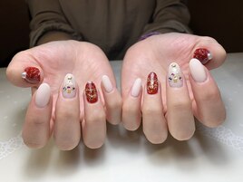 【冬定額】クリスマスネイル