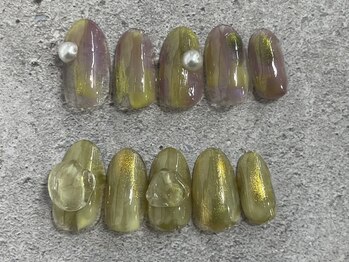 グロウ ネイル(GLOW×NAIL)/シンプル定額コース　2024年3月