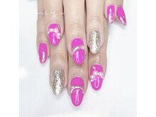 プルメリアバイリリーズネイル センター北店(Plumeria By Lily's Nail)/定額アートジェルネイル¥5980～