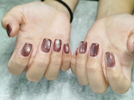 マグネット×フラッシュネイル