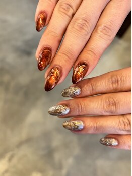 アトリエルタン 堺店(atelier Le Temps)の写真/大人気のニュアンスから大人可愛いまで♪持ち込みデザインもOK◎