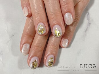 ネイルアトリエルカ(nail atelier LUCA)/R-22 ウェディングネイル