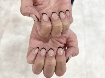 コム 草加マルイ店(com by neolive)/パラジェル使用 フレンチネイル