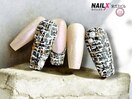 ツイードネイル×マグネット