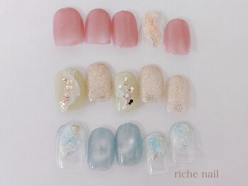 リッシュネイル 新百合ヶ丘店(riche nail)の写真/パラジェル取扱い店！【初回＆1ヵ月以内の再来は付け替えオフ無料】シンプルアートコース初回￥6000★