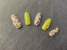 グラマーネイル(Glamor nail)/アニマル×グリーン