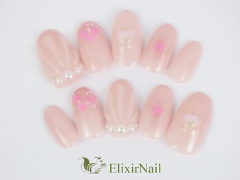 エリクサーネイル 神田(Elixir Nail)/シンプル/クーポン使用