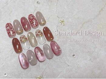 ネイルサロンアンテリジャン 大宮(Antellijan)の写真/“可愛い”が止まらない♪乙女心くすぐる!今っぽ可愛いときめきデザイン☆【定額スタンダードコース¥7980】