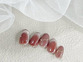 マグネットフレンチネイル/秋冬