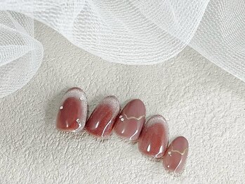 マグネットフレンチネイル/秋冬