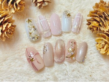 ネイル アンド アイラッシュ虹の写真/イベントにぴったりの華やかネイルは当店にお任せ◎こだわりの詰まった上質デザインで指先から気分をUP☆