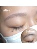 学割U24・眉毛【眉毛全体を薄くしたい方へ】毛流れ美眉毛デザイン+毛量調整