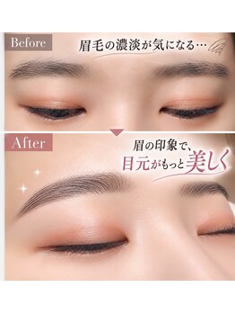 エーワイラッシュ 藤沢店(AYLASH)の写真/似合わせデザインで垢抜け眉☆WAX脱毛で産毛までスッキリ