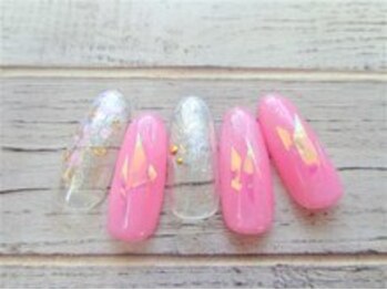 ブランロール 中目黒店(Blanl'or)/オーロラフィルムネイル