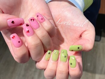 リリックネイル 本八幡店(LyricNail)/ちぐはぐモチーフ【本八幡】