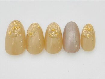 ネイルサロン アビー グランデュオ蒲田店(abbie)/ぷっくりラメ¥8690