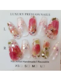 押し花ネイル