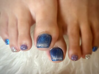 アミュリー ネイル アトリエ(Amury nail atelier)/ミラーネイル マグネットネイル