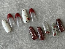 ネイルサロン 虹色/3月14日まで定額【A】¥7000