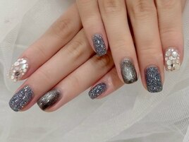 フラッシュネイル/ネイビー