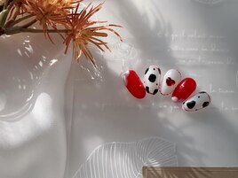 可愛い　牛ネイル