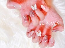 ユーネイルズ 恵比寿(Yu.NAILS.)/ツイード◎バタフライネイル