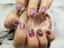 シュガーネイル(sugar nail)/ぷっくりアレンジネイル