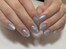 スイ(sue)/ブルーラメネイル