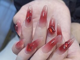 《チップ長さだし/チークネイル