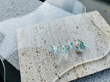 テテネイル(tete.nail)/ラメグリター×キラキラビジュー