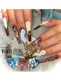 大人バレンタインネイル