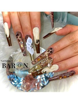 バロン 新宿店(BARON)/大人バレンタインネイル