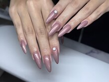 キアラネイルサロン/チップ長さだしワンカラー 