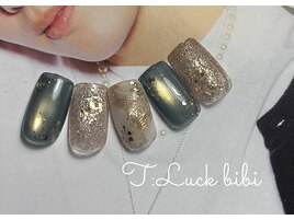 【和ネイル×ニュアンス】