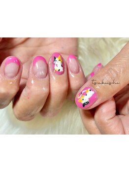 手描きアートが得意なサロン