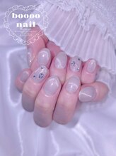 ブーネイル(boooo nail)/冬新作◇ホワイトワンカラー