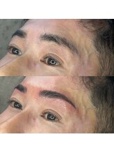 ボスブロウ 藤が丘駅前店(BOSS BROW)/ 【メンズ眉毛】　before　after