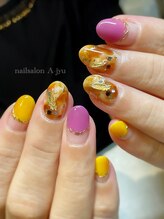 ネイルサロン アージュ(Nail Salon A jyu)/べっ甲ネイル