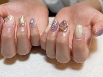 アイネイルズ 梅田店(I nails)/秋ニュアンスネイル