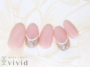 メイクプラスネイル ヴィヴィッド(MAKE+NAIL vivid)/*冬ブライダルネイル*