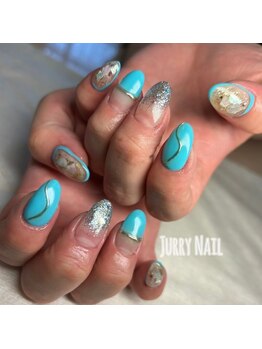 ジュリーネイル 所沢店/ラメグラデーション