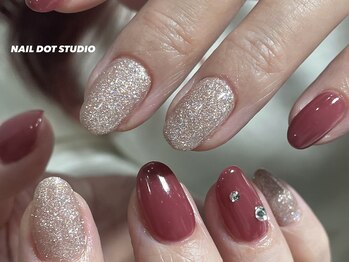 ネイルドットスタジオ 堺筋本町(NAIL DOT STUDIO)/ワンカラー