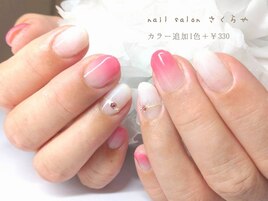 いちごみるくカラーグラデ♪