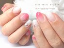いちごみるくカラーグラデ♪