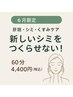 6月限定 【新しいシミを作らせない！美白ケアコース】