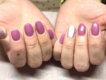 パープルの爪屋/マグネット×ワンカラー