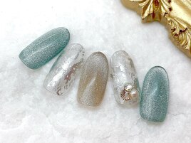 プチプラネイル#397