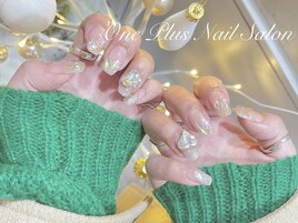 ワンホンネイルキラキラ