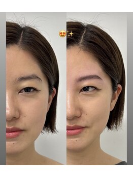 アース 稲毛海岸店(HAIR & MAKE EARTH)/眉毛の毛流れ改善にHBL!