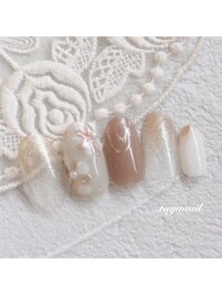 ニュアンスミラーネイル♪